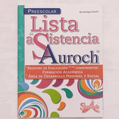 2 Pzas - Lista De Asistencia / Preescolar / Auroch