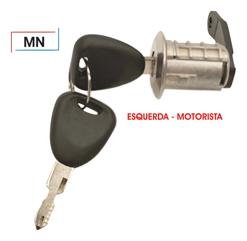 Cilindro Porta Dianteira Esquerda Com Chave Renault Master