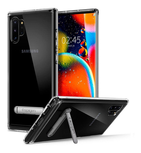 Case Spigen Ultra Hybrid S Para Galaxy Note 10 Plus C/ Apoyo