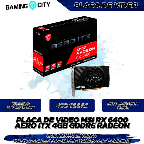 Imagen 5 de 5 de Combo Actualizacion Pc Gamer Intel 12100f 16g Rx 6400