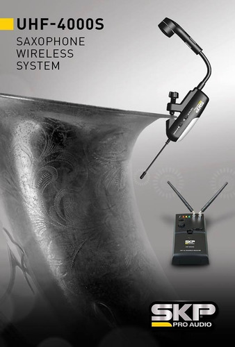 Micrófono Inalámbrico Skp Para Saxo Uhf-4000g