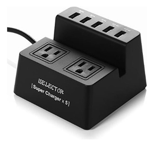 Múltiple 8a Cargador Usb / 5 Puertos Usb De La Mesa Estación