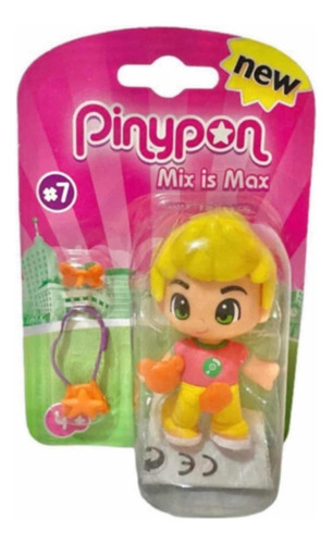 Figura Básica Pinypon Mix Is Max Serie 7 Niño 675k