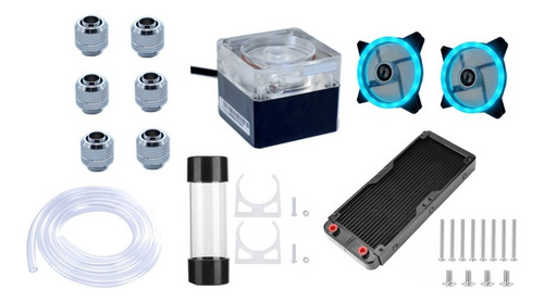 Water Cooler Custom Kit Completo Para Placa De Vídeo Ou Cpu