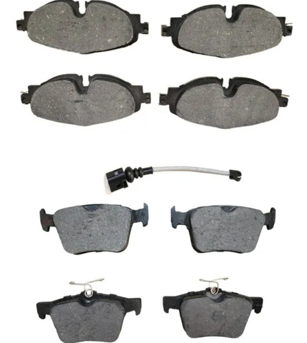 Kit Pastilha Freio Diant+tras. Golf Gti 2.0 2014+ Mk7