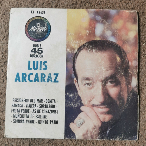 Disco 45rpm Luis Arcaraz- Prisionero Del Mar