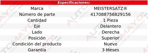 1 - Horquilla Del Der Sup Metz 550i V8 4.8l Bmw 06-10