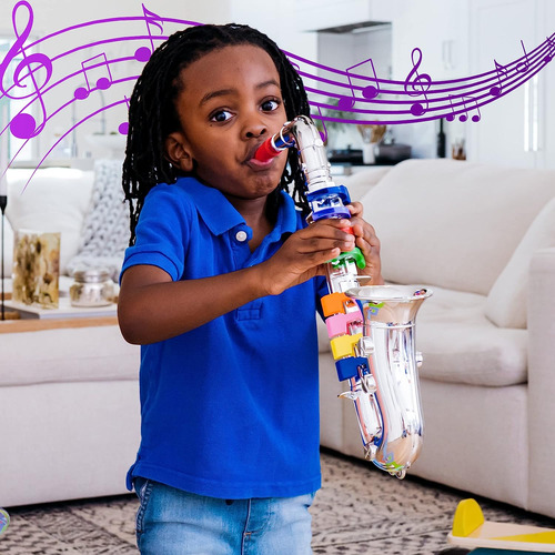 Saxofón De Juguete Click N Play Para Niños Con 8 Teclas De