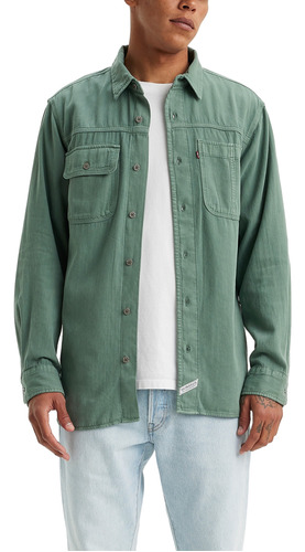 Camisa Hombre Auburn Worker Verde Levis A7224-0000