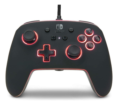 Control Nintendo Switch Alambrico 8 Colores Leds Spectra Msi