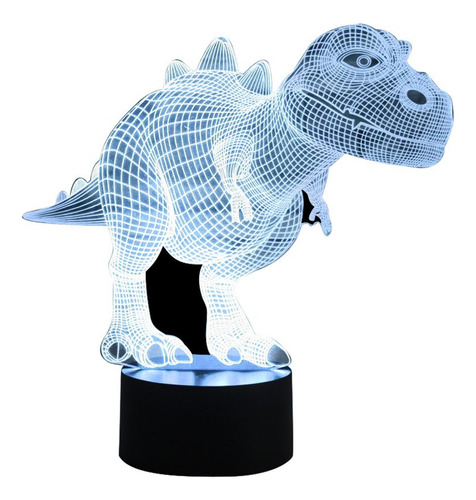 Lámpara De Noche Para Niños Con Diseño De Dinosaurio N 3d, C