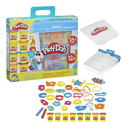 Play-doh Carry-along Creativity Set Con 40 Herramientas