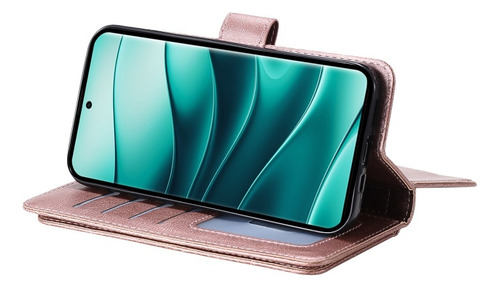 Funda Tipo Billetera Multifuncional Para Redmi Note 14 Pro+