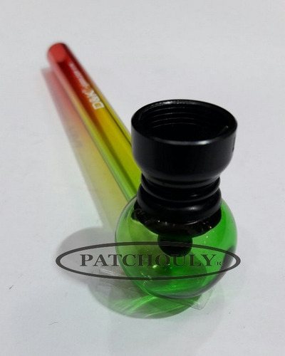 Imagen 2 de 7 de Pipa Pyrex Borosilicato Metal Filtro 12cm D&k Dengke Rasta