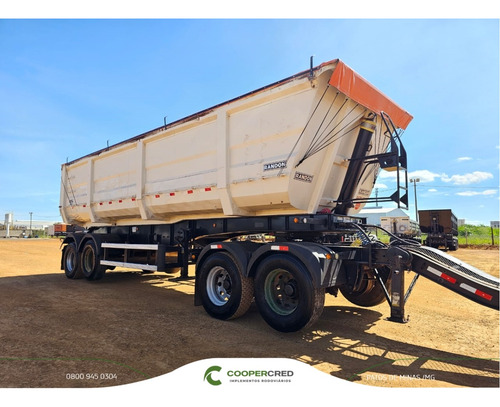 Carreta Rodocaçamba Randon 35m³ 22/22 C/ Lona Fácil 6 Eixos