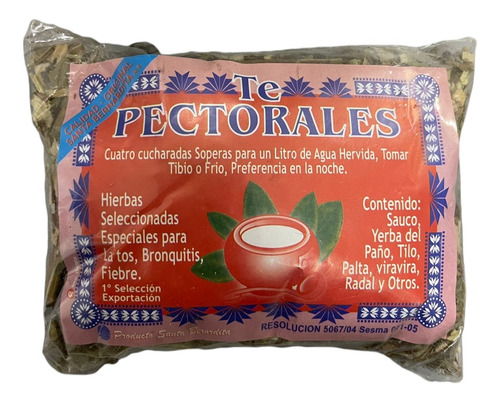 Té Pectorales Infusiones( 3 Bolsas = 300 Gr.)