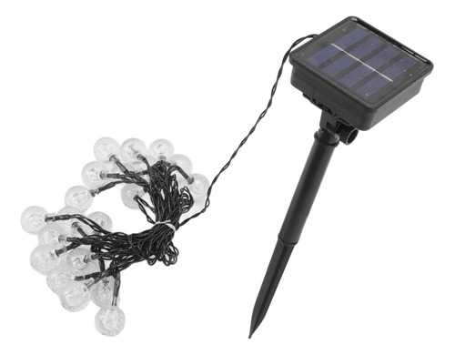 Cadena De Luces Solares Con Forma De Bola, 20 Led, 2 Modos,
