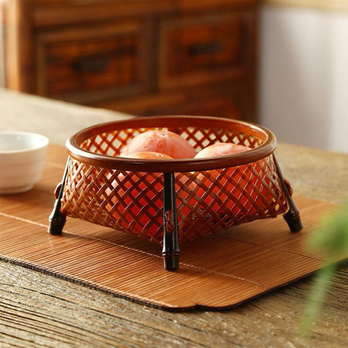 Cesta De Mimbre Tejida, Soporte De Almacenamiento, Pequeño
