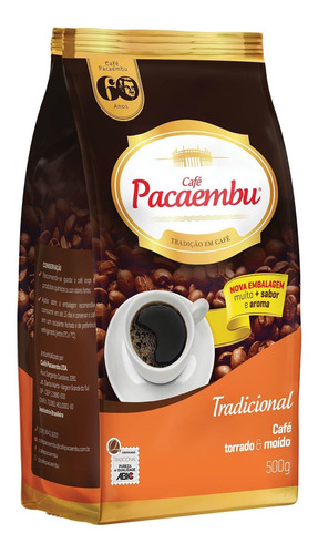 Imagem 1 de 1 de Tradicional Torrado E Moído Pouch 500 Gramas