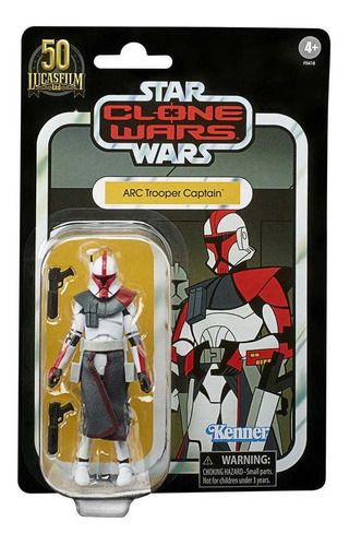 Imagen 1 de 3 de Star Wars Clone Wars Arc Trooper Captain Vintage Collection