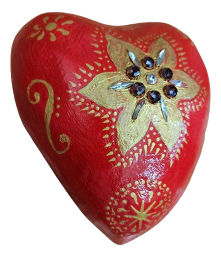 Corazones De Cartoneria - (papel Mache)