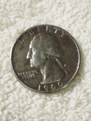 Moneda De Plata 1/4 De Dólar 1960