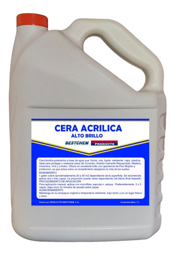 Cera Negra Acriplastica / Acrilica - Caja 4 Gal