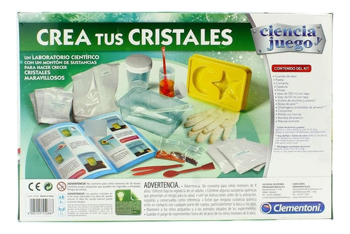 Kit Laboratorio Científico Para Crear Cristales Asombrosos