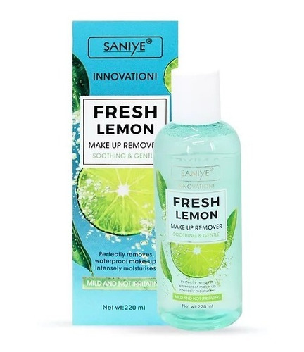Removedor De Maquillaje Limón Saniye 220 Ml