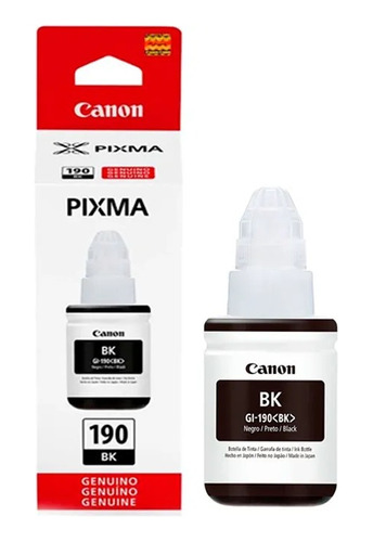 Tinta Canon Gl190 Pixma Color Negro