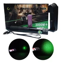 Comprar Puntero Laser Verde Recargable Cafini Gran Alcance 3000m