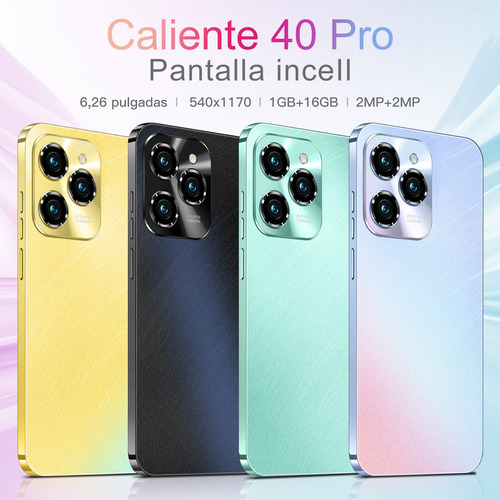 Android Celulares Hot40 Pro 6.26 Pulgadas Barato Ram1gb Y Rom16gb