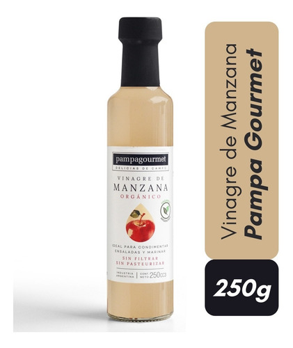 Pampa Gourmet Vinagre De Manzana Organico X 250grs