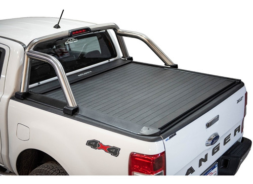 Tapa Retractil Kraken De Aluminio Para Ford Ranger Xlt