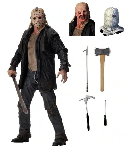 Figura Viernes 13. Friday. 18 Cms. Jason Voorhees. Terror.