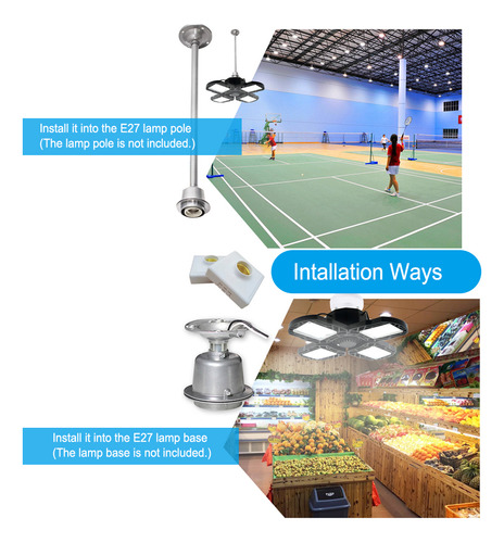 Luces Led De Garaje, Led, Deformables, Plegables, Ajustables