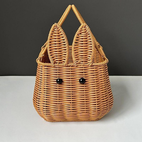 Cesta De Vime De Páscoa, Lanche, Organização, Artesanato,