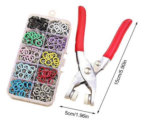 . Alicates A Presión Para Broches De Metal Kit De Botones A