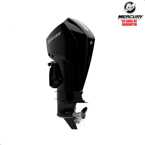 Motor Popa Mercury 4t 200hp L Efi V6 Mec Preto Pess Física