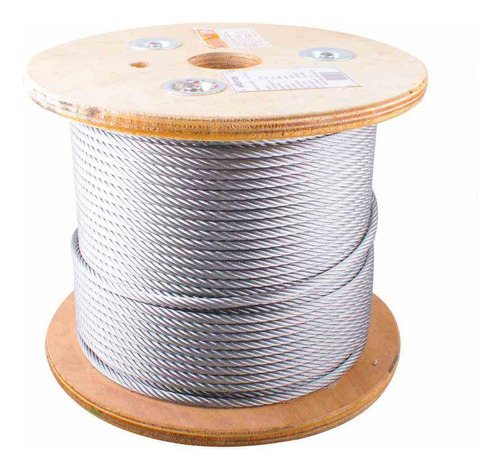 Cable De Acero Alma De Fibra Fc 6x26 5/16 Rollo 500m