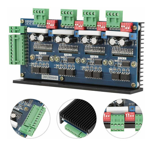 Tb6600 4a Tablero Controlador Motor Para Paso Cnc 4 Eje