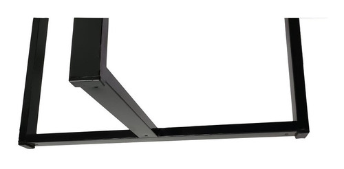 Imagem 5 de 5 de 2 Pé Base T 74x60 Mesa Jantar Escrivaninha Metalon Tubular