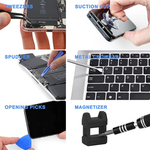 Kit De Herramientas De Reparacion Unamela, Para Computado...