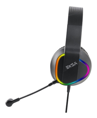 Imagen 2 de 9 de Auriculares Gamers Headset Pc Eksa E400 Rgb Multiplataforma
