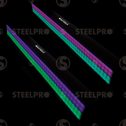 Imagen 6 de 7 de Barra Led Profesional Rgb 3 En 1 Full Color Matrix Steelpro