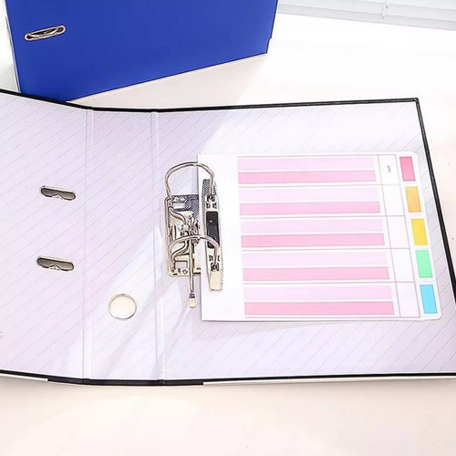 Carpeta/separador Con Palanca Super Resistente Folder Premiu Azul