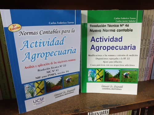 Libro Combo Actividad Agropecuaria + Normas Contables 