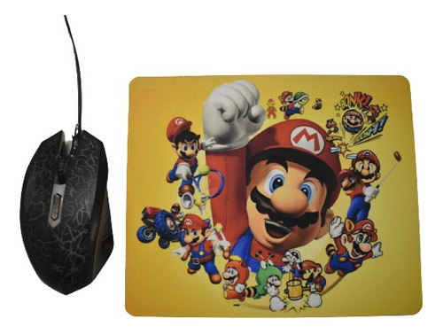 Mouse Pad Mario Bros 19 X 23 Cm