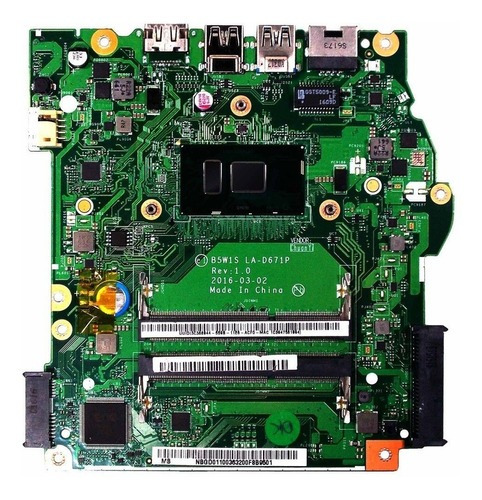 Placa Mãe Acer Es1-572 La-d671p I3-6100u