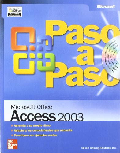 Libro Microsoft Office Paso A Paso Access 2003 Cd De Inc Onl